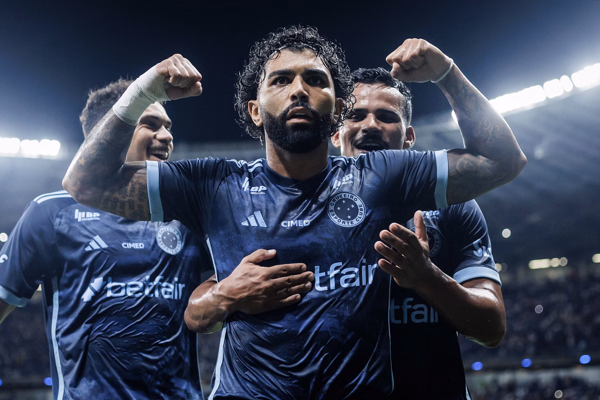 Gabigol e Dudu marcam, e Cruzeiro vence o Uberlândia no Mineirão