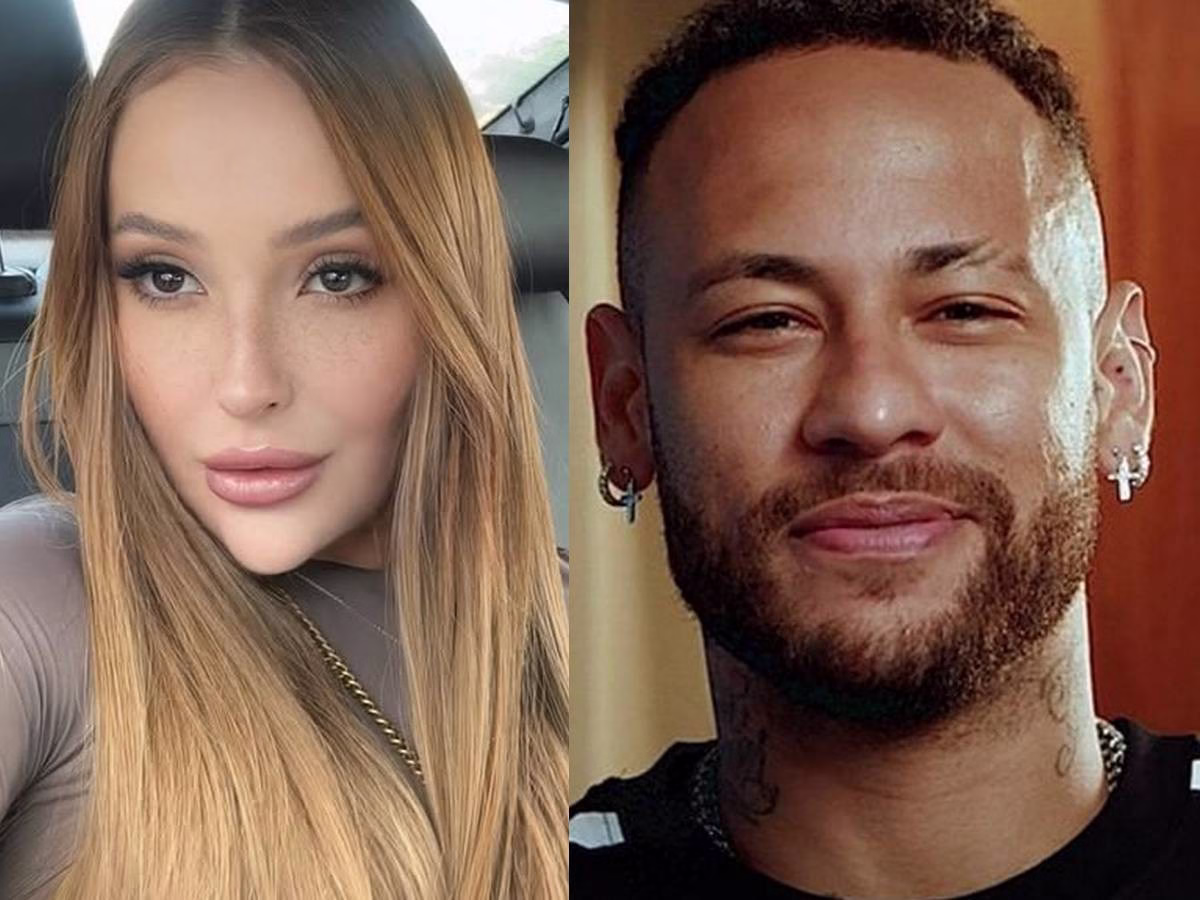 Modelo que diz estar grávida de Neymar posa de biquíni cavado e impressiona com detalhe íntimo