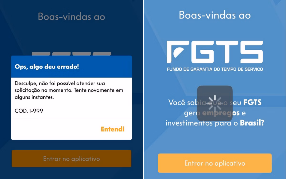 Saldo do FGTS ‘desaparece’ e aplicativo fica fora do ar; trabalhadores relatam problemas