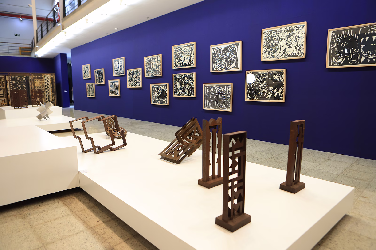 Exposição inédita de Jorge dos Anjos em cartaz no Centro Cultural Usiminas