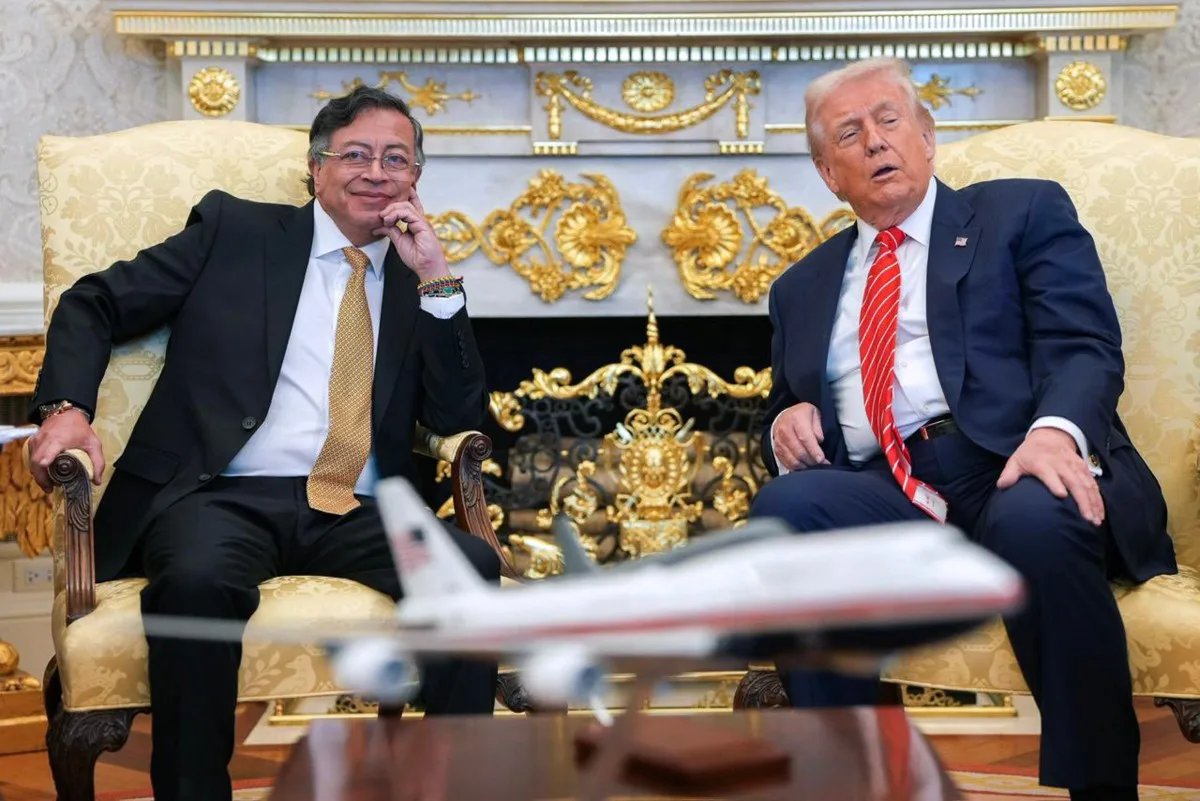 Petro, presidente da Colômbia, se encontra com Trump e avalia: ‘impressão positiva’