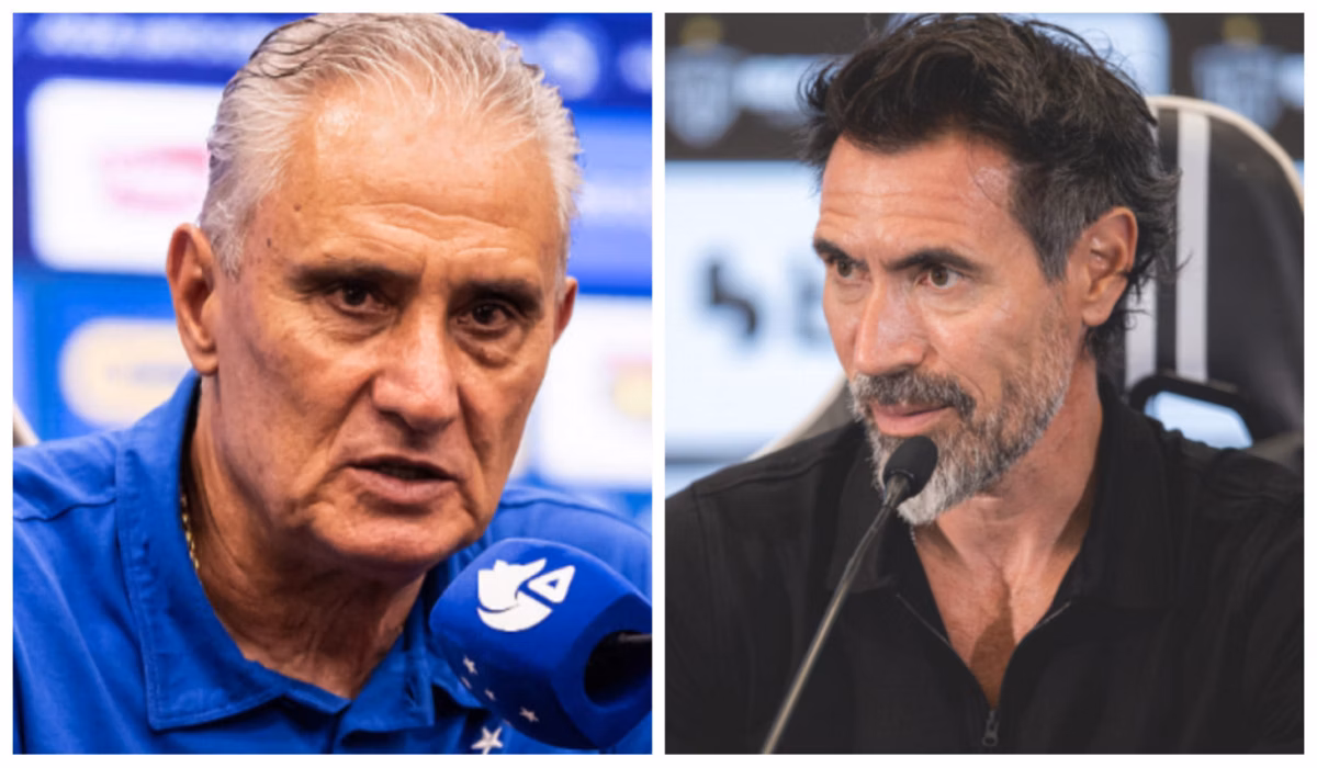 Técnicos de Cruzeiro e Atlético, Tite e Domínguez se enfrentarão pela primeira vez